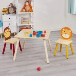 Childrens Jungle Wooden Square Table And 2 Chairs Set 13 Childrens Jungle Wooden Square Table And 2 Chairs Set -office furniture shop 1095590195 2 1