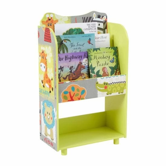Childrens Safari Wooden Bookshelf 3 Childrens Safari Wooden Bookshelf