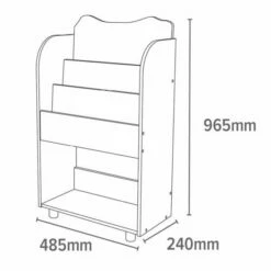 Childrens Safari Wooden Bookshelf 17 Childrens Safari Wooden Bookshelf -office furniture shop 1095590198 7