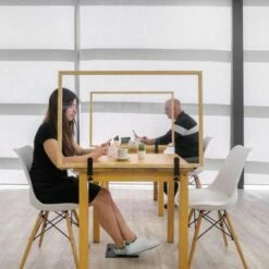 Bi-Office Protector Desktop Glass Board With Wood Frame And Clamps 90x60 Cm 12 Bi-Office Protector Desktop Glass Board With Wood Frame And Clamps 90x60 Cm -office furniture shop 1095950077 4