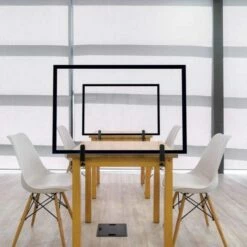 Bi-Office Protector Desktop Glass Board With MDF Frame And Clamps 90x60 Cm 10 Bi-Office Protector Desktop Glass Board With MDF Frame And Clamps 90x60 Cm -office furniture shop 1095950078 1