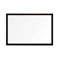 Bi-Office Protector Desktop Glass Board With MDF Frame And Clamps 90x60 Cm