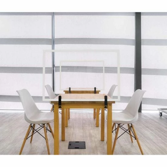 Bi-Office Protector Desktop Glass Board With MDF Frame And Clamps 90x60 Cm 7 Bi-Office Protector Desktop Glass Board With MDF Frame And Clamps 90x60 Cm - Image 5