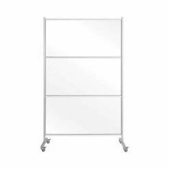 Bi-Office Mobile Stand Glass With Aluminium Frame 120x150 Cm