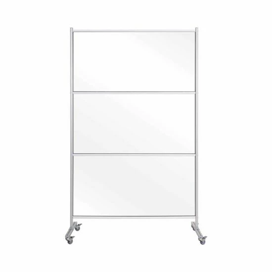 Bi-Office Mobile Stand Glass With Aluminium Frame 120x150 Cm 3 Bi-Office Mobile Stand Glass With Aluminium Frame 120x150 Cm