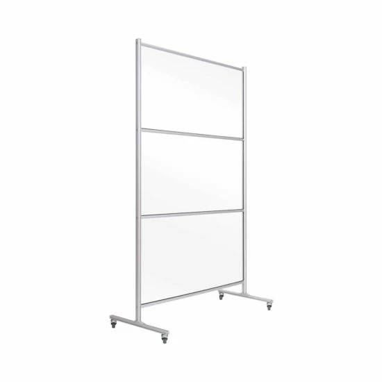 Bi-Office Mobile Stand Glass With Aluminium Frame 120x150 Cm 4 Bi-Office Mobile Stand Glass With Aluminium Frame 120x150 Cm - Image 2