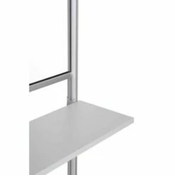 Bi-Office Mobile Workstation Glass With Aluminium Frame 55x72 Cm -office furniture shop 1095950088 3