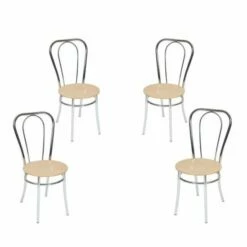 Teknik Office Bistro Deluxe Chair Pack Of 4