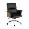 Teknik Office Elegance Medium Back Faux Leather Chair -office furniture shop 1096000015