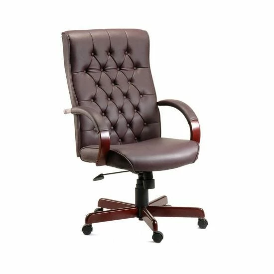 Teknik Office Warwick Traditional Executive Chair Bonded Leather 5 Teknik Office Warwick Traditional Executive Chair Bonded Leather - Image 3