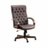 Teknik Office Warwick Traditional Executive Chair Bonded Leather