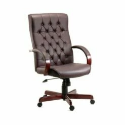 Teknik Office Warwick Traditional Executive Chair Bonded Leather