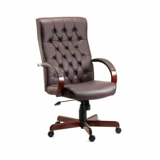 Teknik Office Warwick Traditional Executive Chair Bonded Leather 4 Teknik Office Warwick Traditional Executive Chair Bonded Leather - Image 2