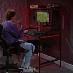 X Rocker Icarus PC Gaming Station With Shelf -office furniture shop 1096010434 25