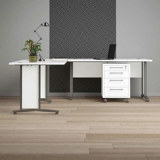 Prima Corner Desk Top With Silver Leg 6 Prima Corner Desk Top With Silver Leg - Image 4