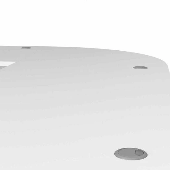 Prima Corner Desk Top With Silver Leg 9 Prima Corner Desk Top With Silver Leg - Image 7