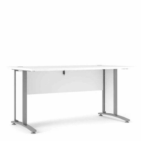 Prima Desk With Silver Legs 150cm 4 Prima Desk With Silver Legs 150cm - Image 2