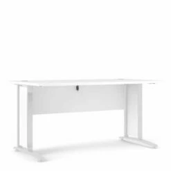 Prima Desk With White Legs 150cm