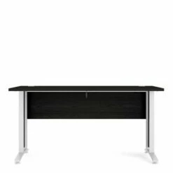 Prima Desk With White Legs 150cm -office furniture shop 1096010649 1