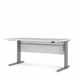 Prima Desk With Height Adjustable Silver Legs 150cm -office furniture shop 1096010652 2 1