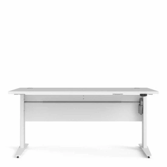 Prima Desk With Height Adjustable White Legs 150cm 5 Prima Desk With Height Adjustable White Legs 150cm - Image 3