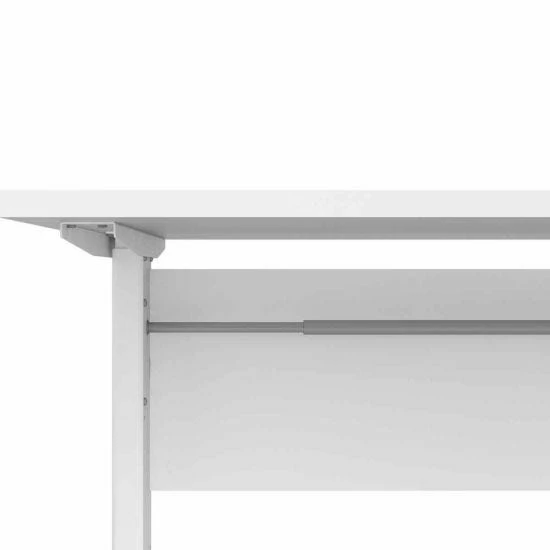 Prima Desk With Height Adjustable White Legs 150cm 10 Prima Desk With Height Adjustable White Legs 150cm - Image 8