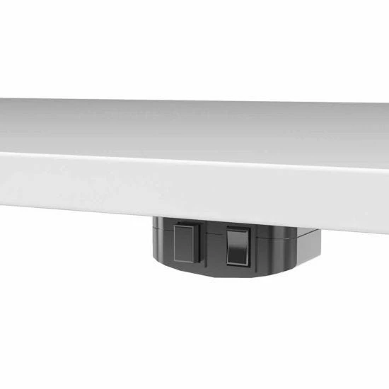 Prima Desk With Height Adjustable White Legs 150cm 11 Prima Desk With Height Adjustable White Legs 150cm - Image 9