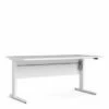 Prima Desk With Height Adjustable White Legs 150cm -office furniture shop 1096010653 9