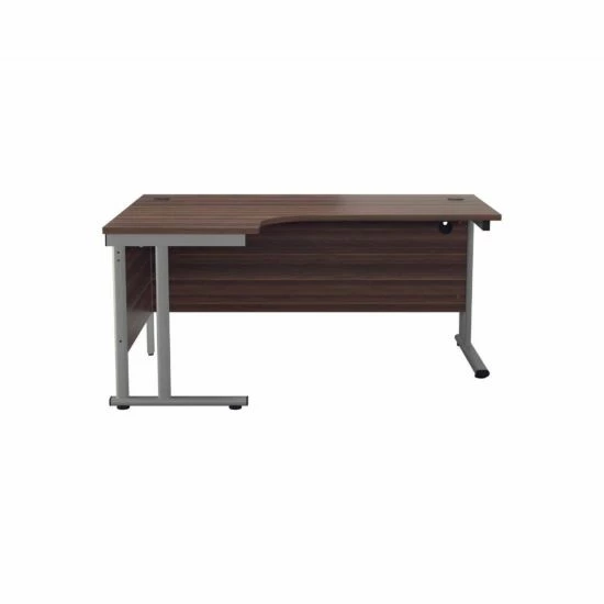 TC Office Start Silver Cantilever Frame Left Hand Crescent Desk 1600x1200mm 8 TC Office Start Silver Cantilever Frame Left Hand Crescent Desk 1600x1200mm - Image 6