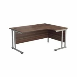 TC Office Start Silver Cantilever Frame Right Hand Crescent Desk 1600x1200mm -office furniture shop 1096070001