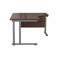 TC Office Start Silver Cantilever Frame Right Hand Crescent Desk 1600x1200mm -office furniture shop 1096070001 3