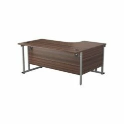 TC Office Start Silver Cantilever Frame Left Hand Crescent Desk 1800x1200mm -office furniture shop 1096070002 1