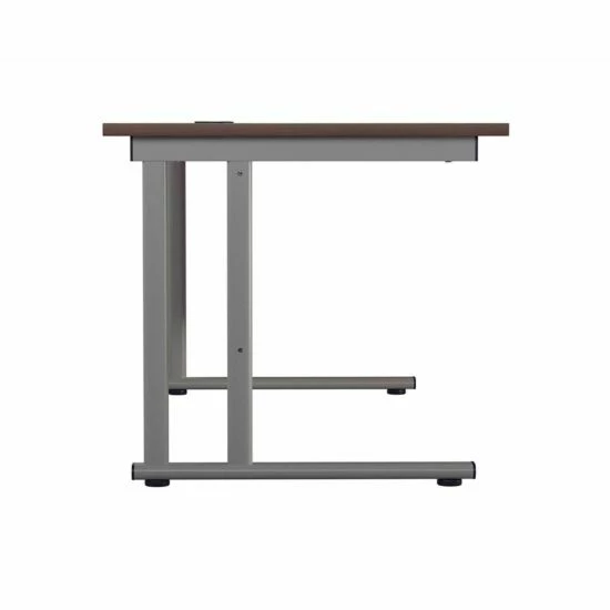 TC Office Start Silver Cantilever Frame Desk 1200x800mm 6 TC Office Start Silver Cantilever Frame Desk 1200x800mm - Image 4