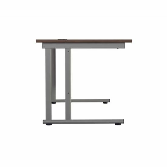 TC Office Start Silver Cantilever Frame Desk 1400x800mm 9 TC Office Start Silver Cantilever Frame Desk 1400x800mm - Image 7