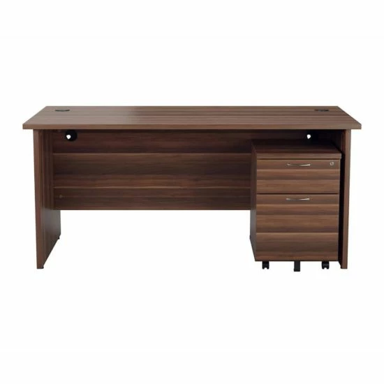 TC Office Panel End Desk And 2 Drawer Mobile Pedestal Bundle 1200x800mm 6 TC Office Panel End Desk And 2 Drawer Mobile Pedestal Bundle 1200x800mm - Image 4