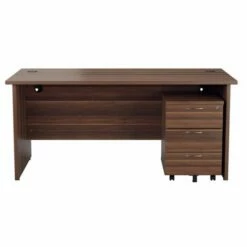 TC Office Panel End Desk And 3 Drawer Mobile Pedestal Bundle 1400 X 800mm -office furniture shop 1096070013 1
