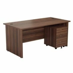 TC Office Panel End Desk And 3 Drawer Mobile Pedestal Bundle 1800 X 800mm -office furniture shop 1096070017