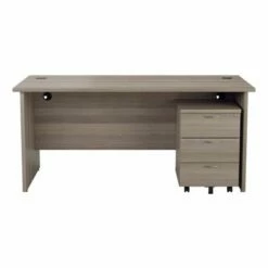 TC Office Panel End Desk And 3 Drawer Mobile Pedestal Bundle 1400 X 800mm -office furniture shop 1096070032 1