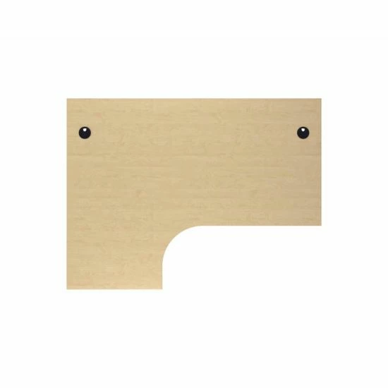 TC Office Start Silver Cantilever Frame Left Hand Crescent Desk 1600x1200mm 11 TC Office Start Silver Cantilever Frame Left Hand Crescent Desk 1600x1200mm - Image 9