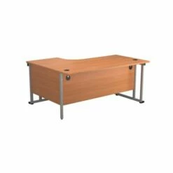 TC Office Start Silver Cantilever Frame Right Hand Crescent Desk 1600x1200mm -office furniture shop 1096070048 1