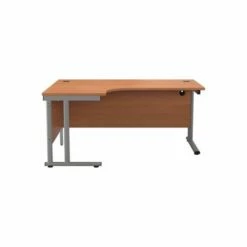 TC Office Start Silver Cantilever Frame Left Hand Crescent Desk 1800x1200mm -office furniture shop 1096070055 2