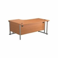 TC Office Start Silver Cantilever Frame Right Hand Crescent Desk 1800x1200mm -office furniture shop 1096070058 1