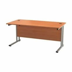 TC Office Start Silver Cantilever Frame Desk 1400x800mm 21 TC Office Start Silver Cantilever Frame Desk 1400x800mm -office furniture shop 1096070064 1