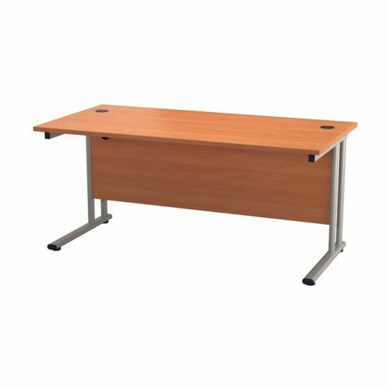 TC Office Start Silver Cantilever Frame Desk 1400x800mm 12 TC Office Start Silver Cantilever Frame Desk 1400x800mm - Image 10
