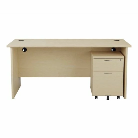 TC Office Panel End Desk And 2 Drawer Mobile Pedestal Bundle 1200x800mm 12 TC Office Panel End Desk And 2 Drawer Mobile Pedestal Bundle 1200x800mm - Image 10