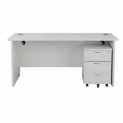 TC Office Panel End Desk And 3 Drawer Mobile Pedestal Bundle 1600 X 800mm -office furniture shop 1096070095 1