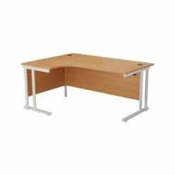 TC Office Start White Cantilever Frame Left Hand Crescent Desk 1600x1200mm 14 TC Office Start White Cantilever Frame Left Hand Crescent Desk 1600x1200mm -office furniture shop 1096070129 1