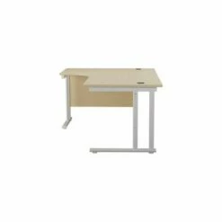 TC Office Start White Cantilever Frame Left Hand Crescent Desk 1600x1200mm 20 TC Office Start White Cantilever Frame Left Hand Crescent Desk 1600x1200mm -office furniture shop 1096070131 3