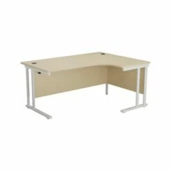 TC Office Start White Cantilever Frame Right Hand Crescent Desk 1600x1200mm 19 TC Office Start White Cantilever Frame Right Hand Crescent Desk 1600x1200mm -office furniture shop 1096070135