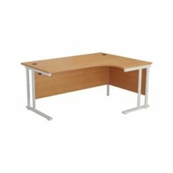 TC Office Start White Cantilever Frame Right Hand Crescent Desk 1800x1200mm 18 TC Office Start White Cantilever Frame Right Hand Crescent Desk 1800x1200mm -office furniture shop 1096070140 1